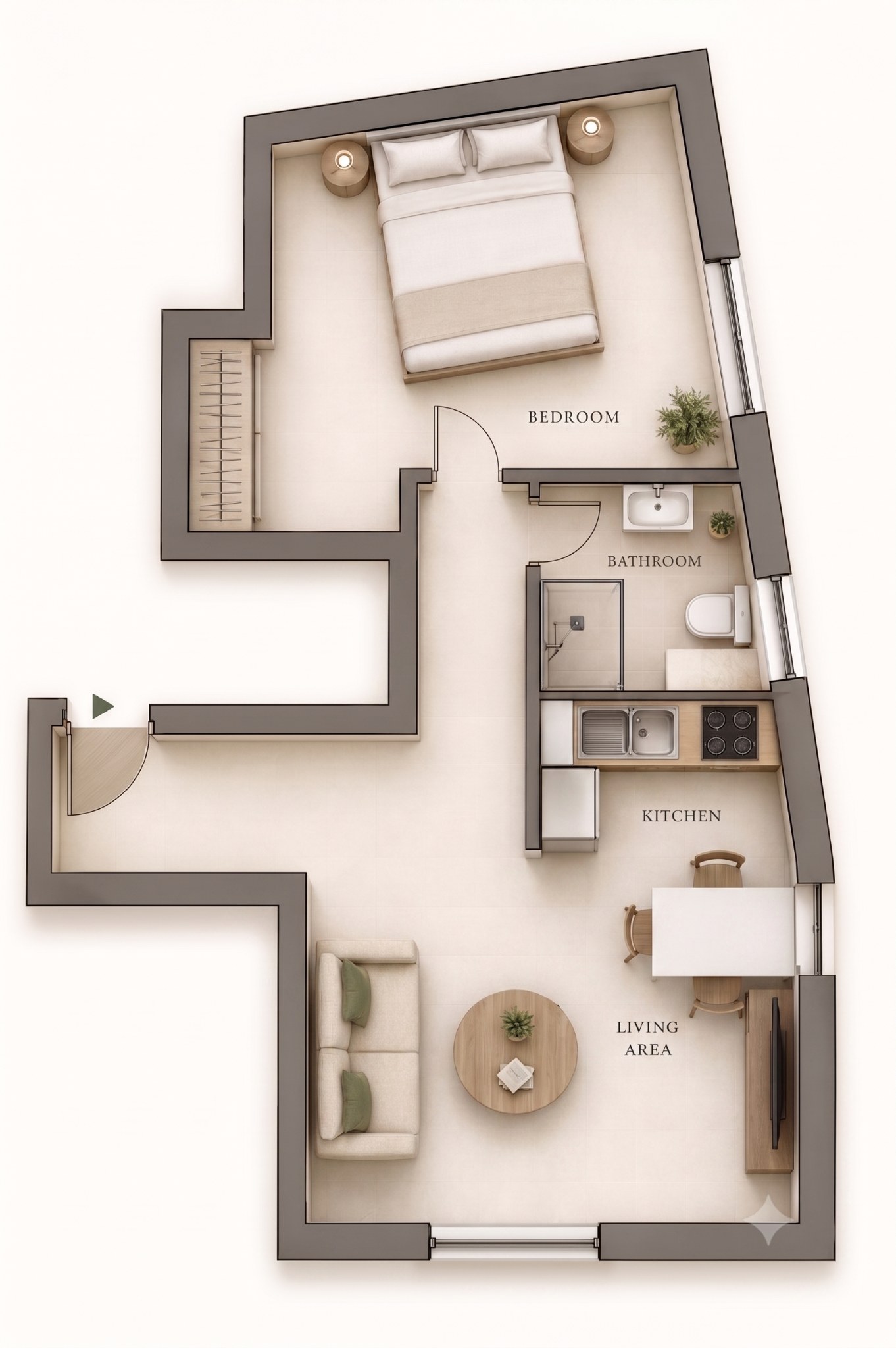 Floor plan of ESSENZA by ELIZOR COLLECTION in Preveza