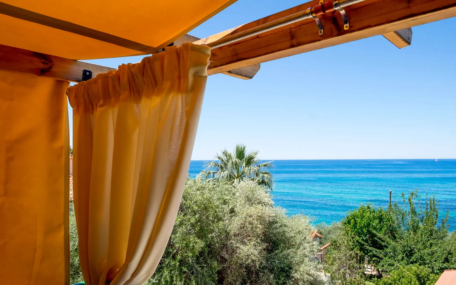 Sea view from Villa Vanda in Lygia, Preveza